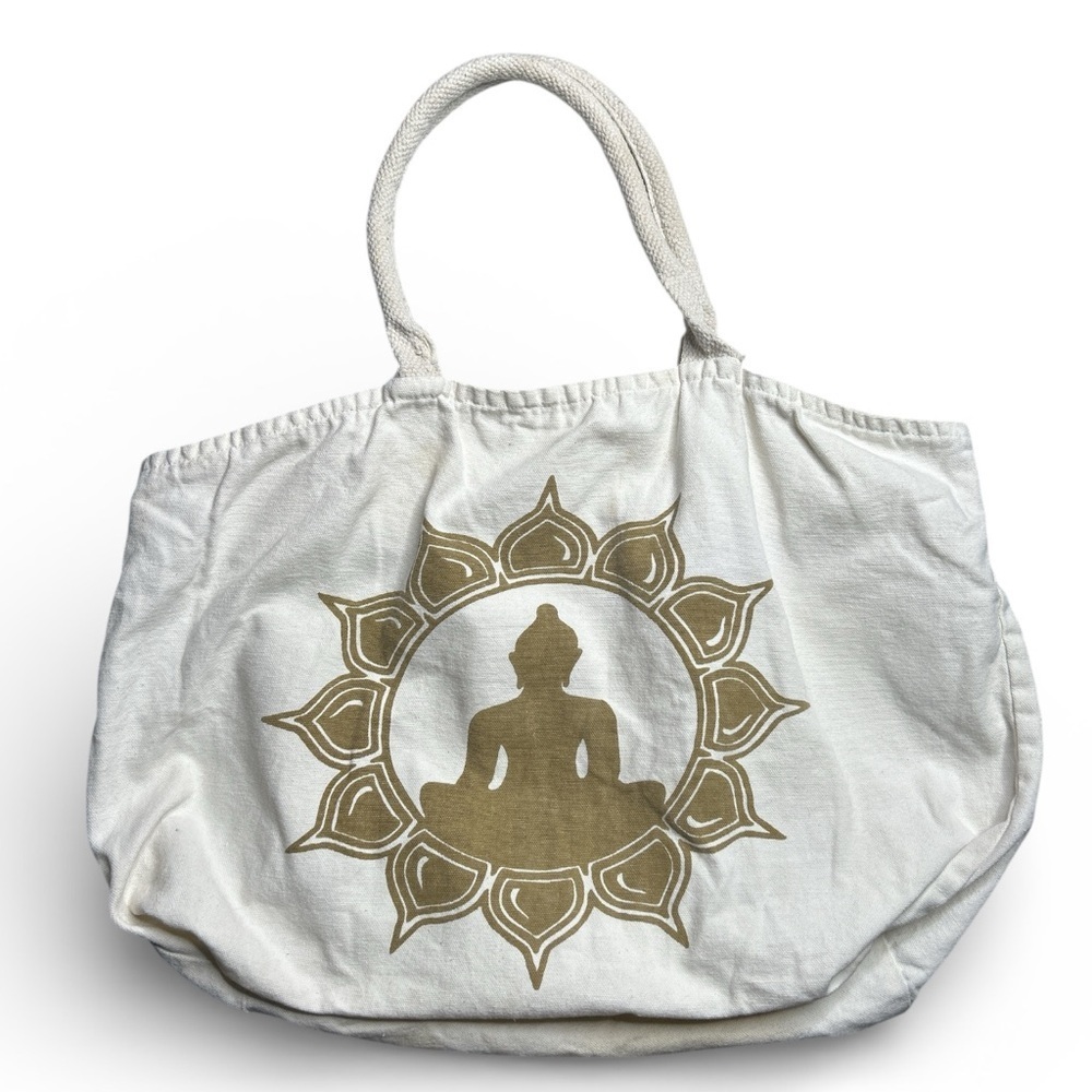 Mandala Design & Buddha Tote Bag